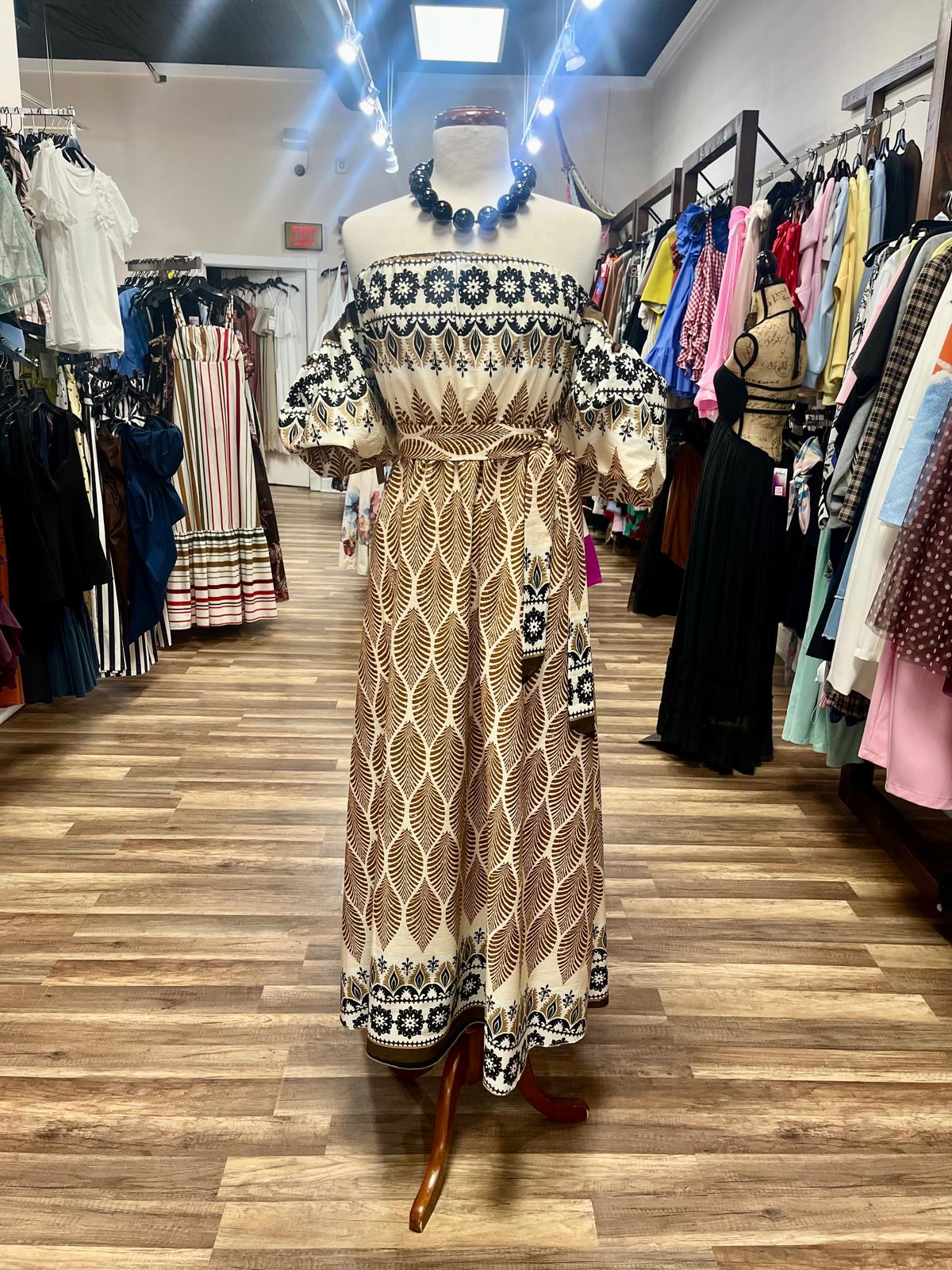 Boho Chic Midi Dress
