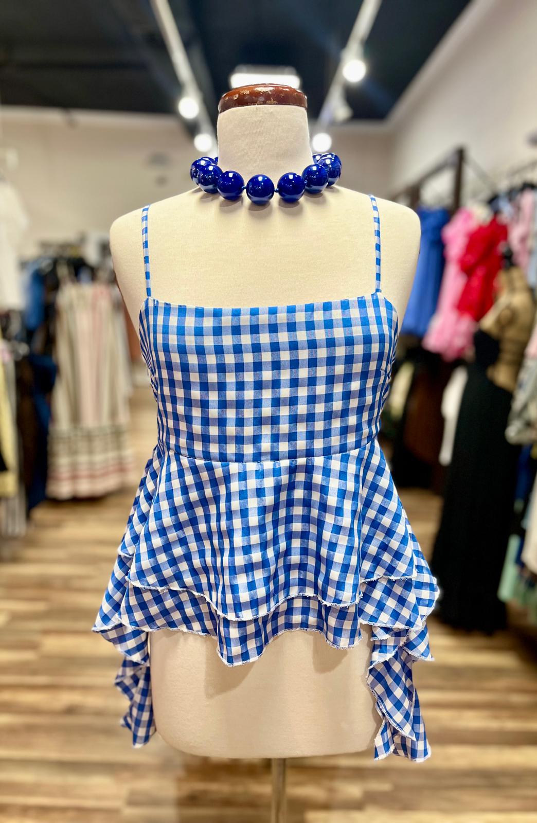 Plaid Top