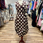 Polka Dot Wrap Dress