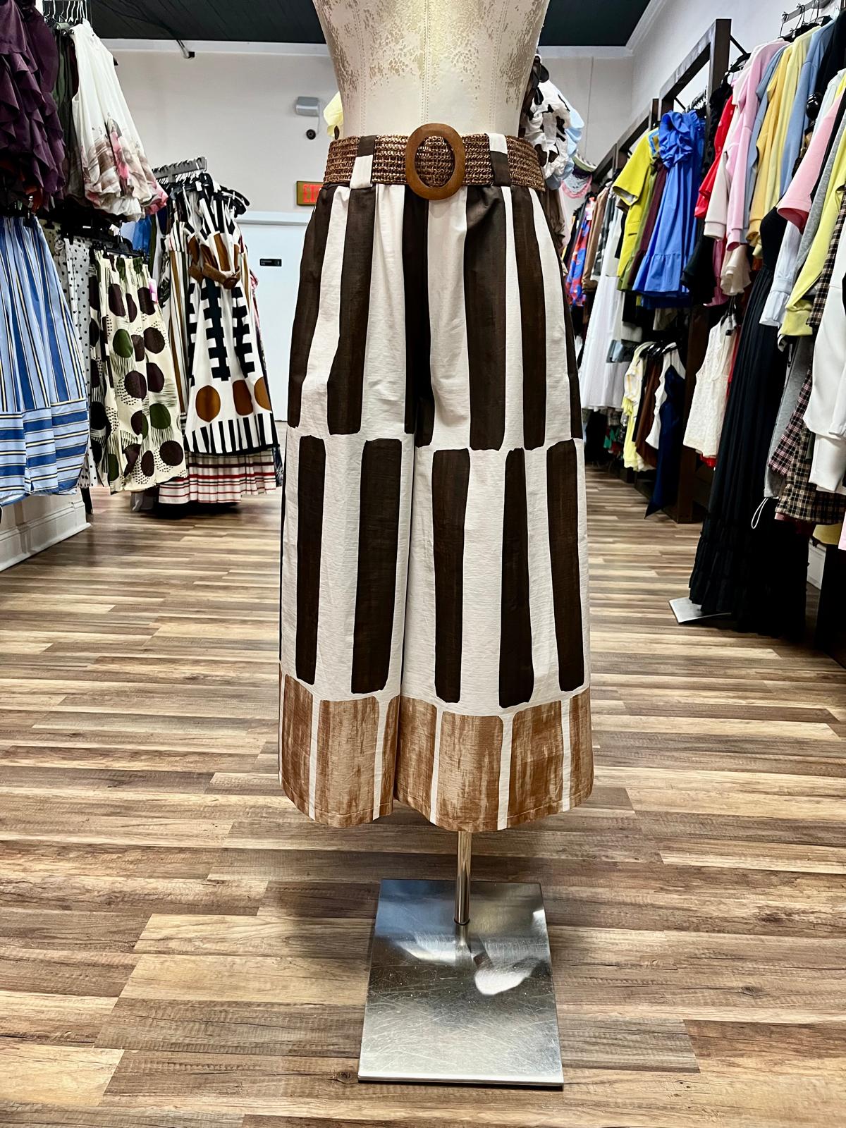 Striped Culottes