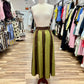 Striped Pleated Skirt
