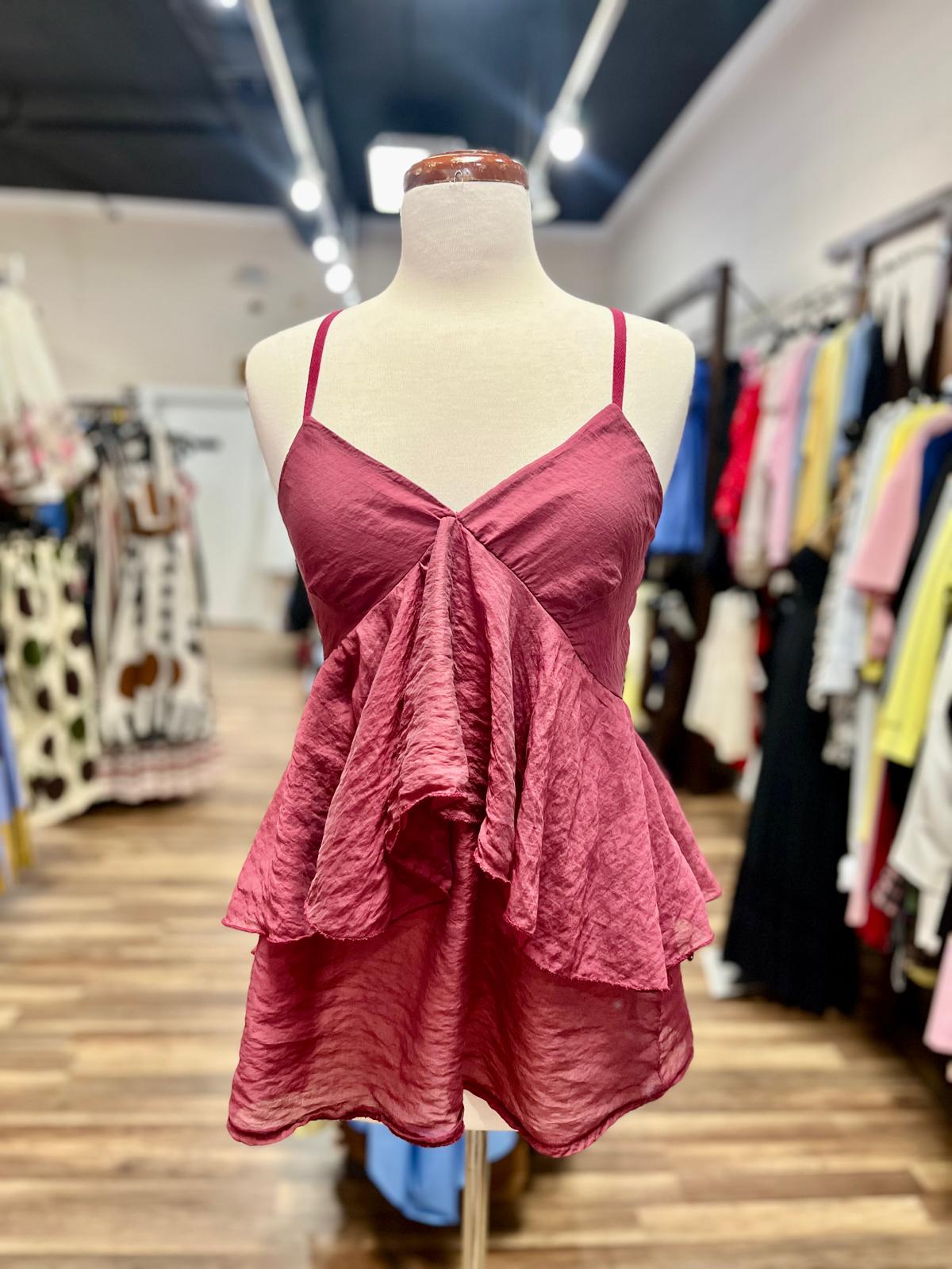 Flounce Cami Top