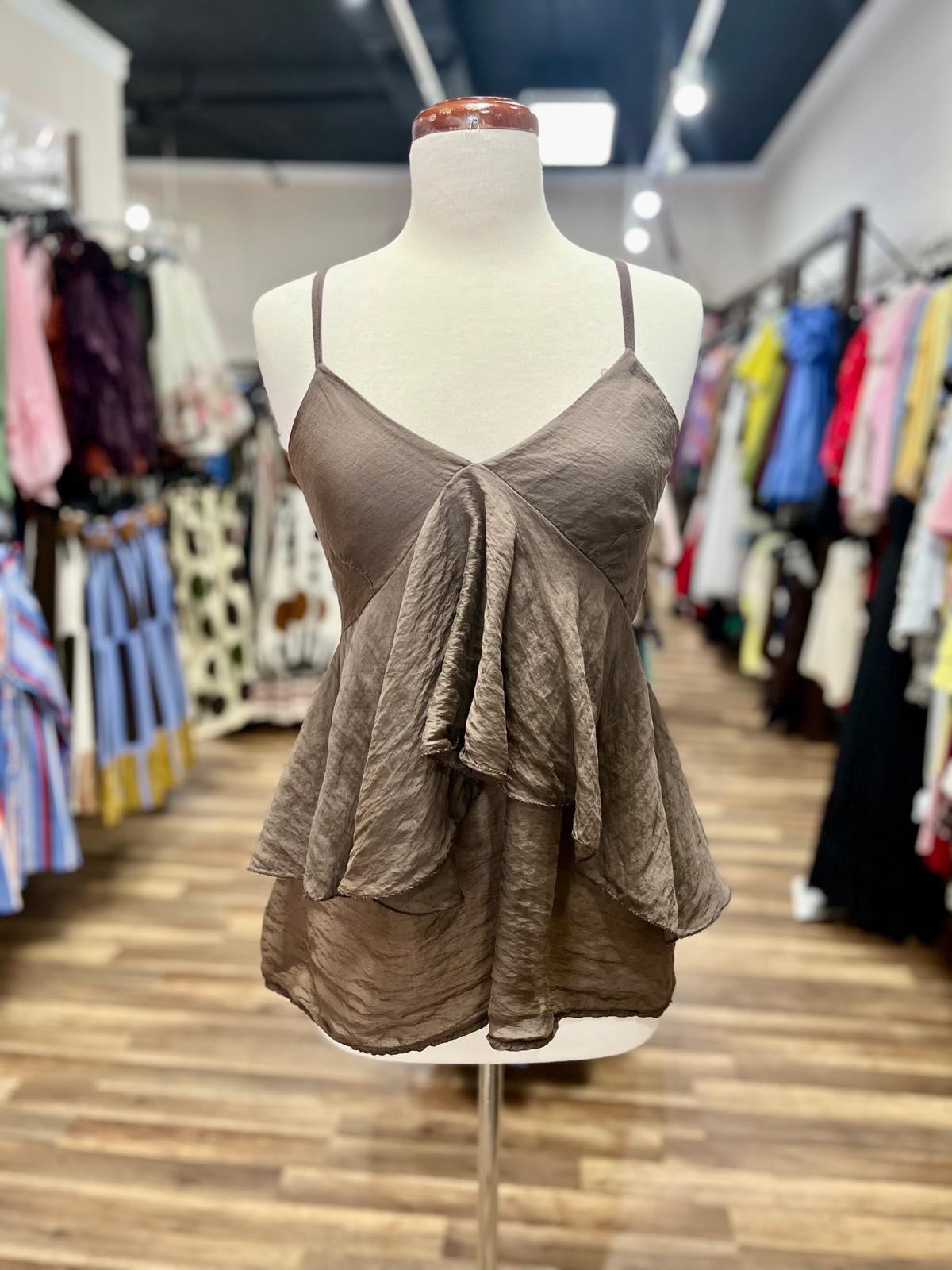 Flounce Cami Top