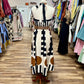 Abstract Print Midi Dress