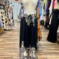 Wide-Leg Tropical Print Pant