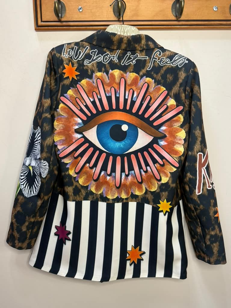 Eye Print Blazer
