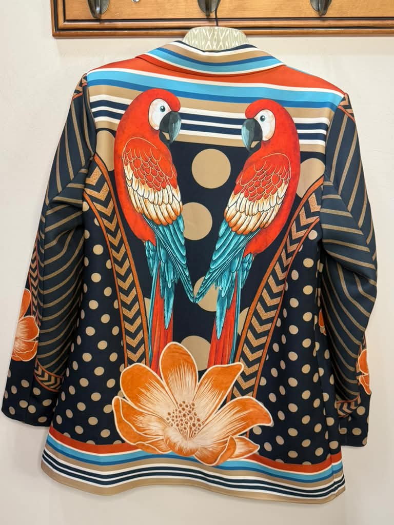 Parrot Print Blazer