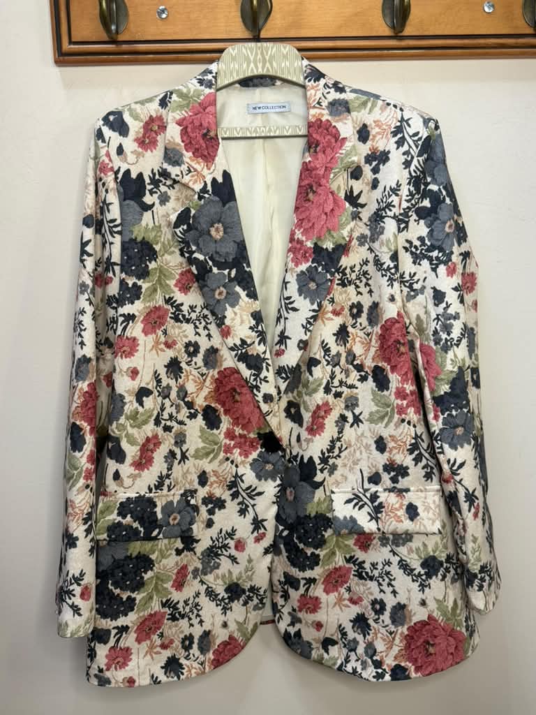 Vintage Floral Blazer