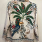 Tropical Animal Print Blazer