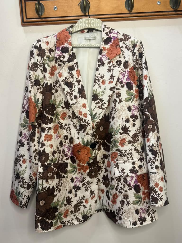 Vintage Floral Blazer