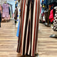 Striped Zip-Up Set