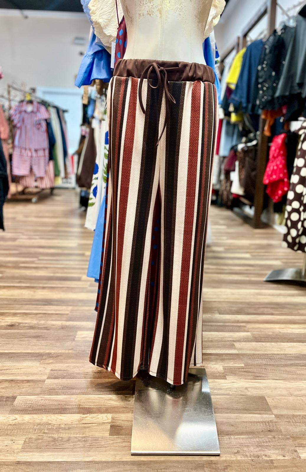 Striped Zip-Up Set