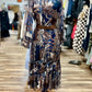 Printed Midi Dress