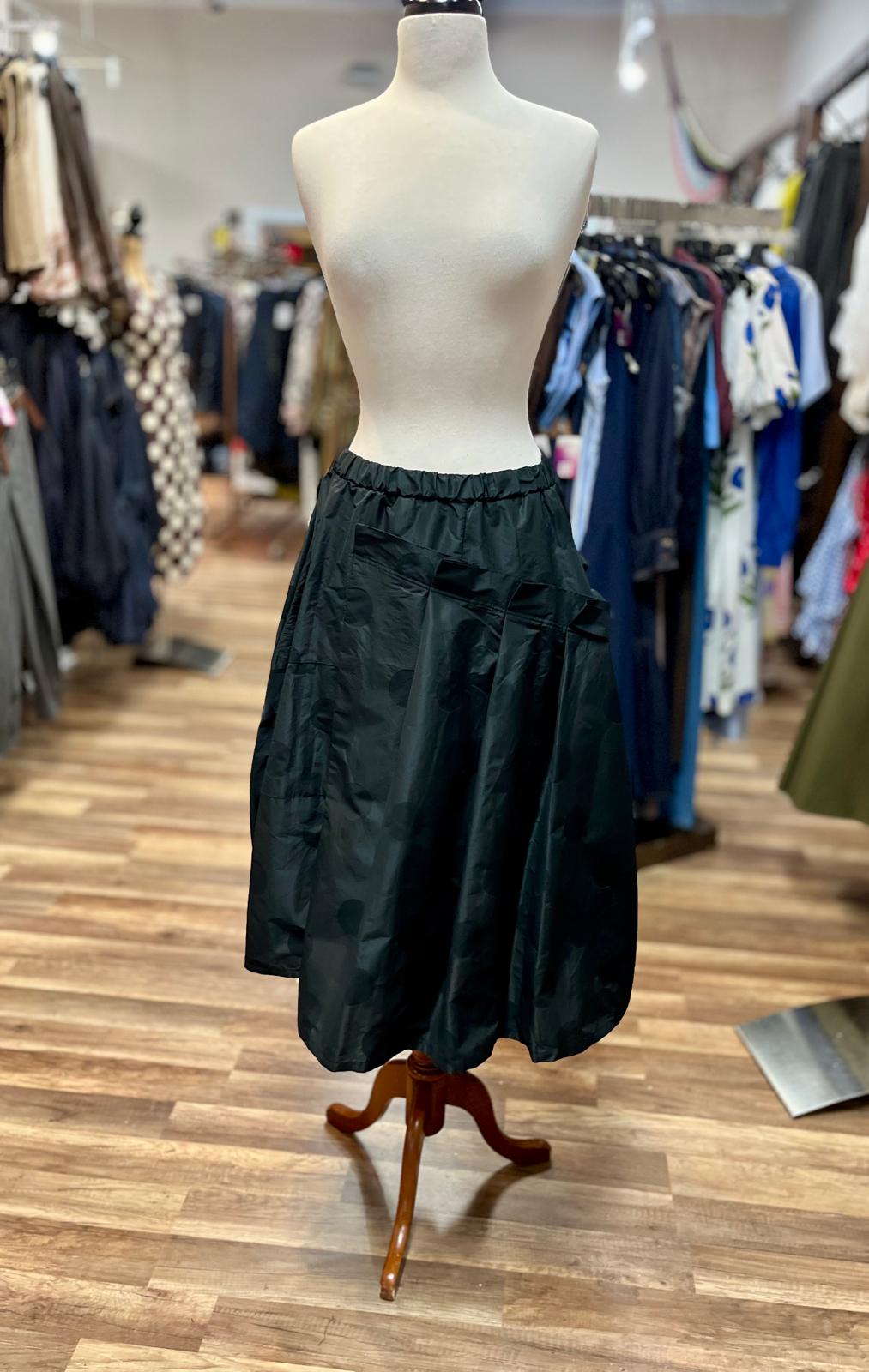 Polka Dot Midi Skirt