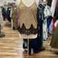Sequin Lace Cami
