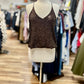 Sequin Lace Cami