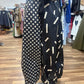 Mixed Print Wide Leg Pants