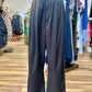 Wide-Leg Pants Side Pocket