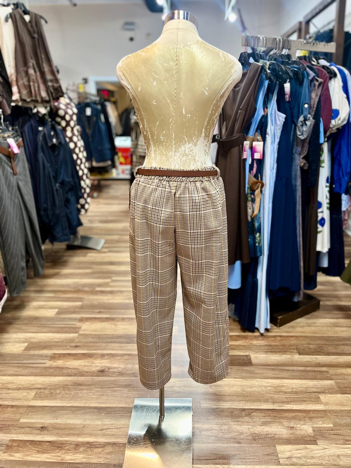 Plaid Cargo Pants