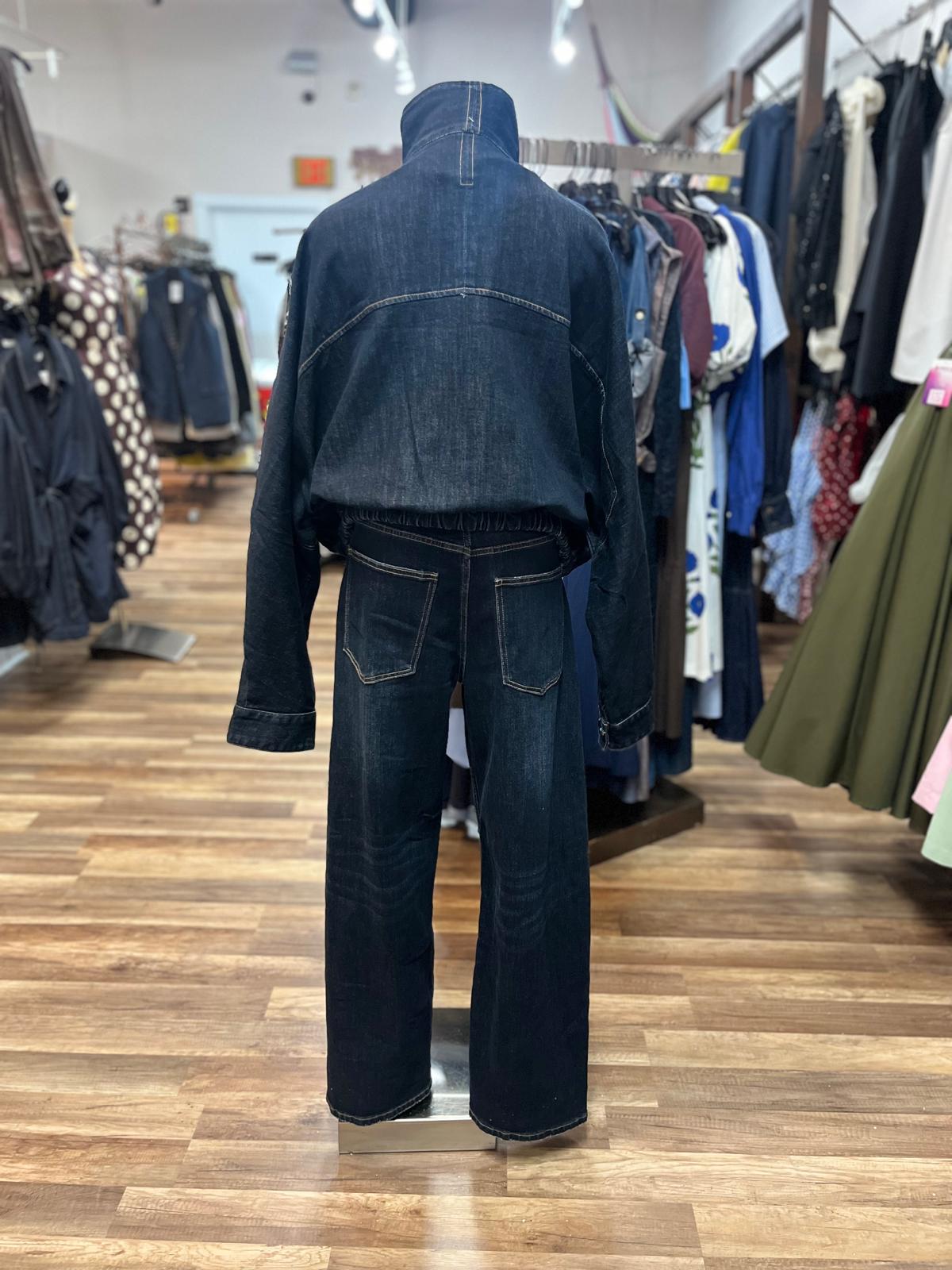 Studded Denim Set