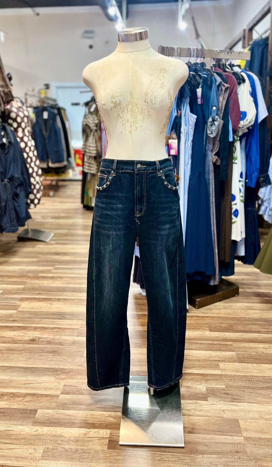 Studded Denim Set