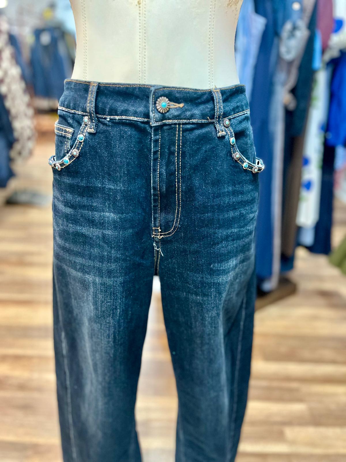 Studded Denim Set