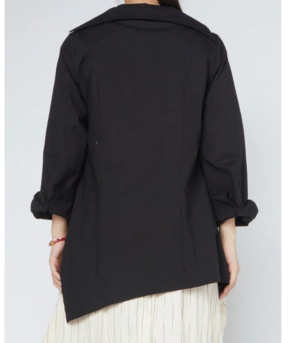 Asymmetrical Collar Shirt