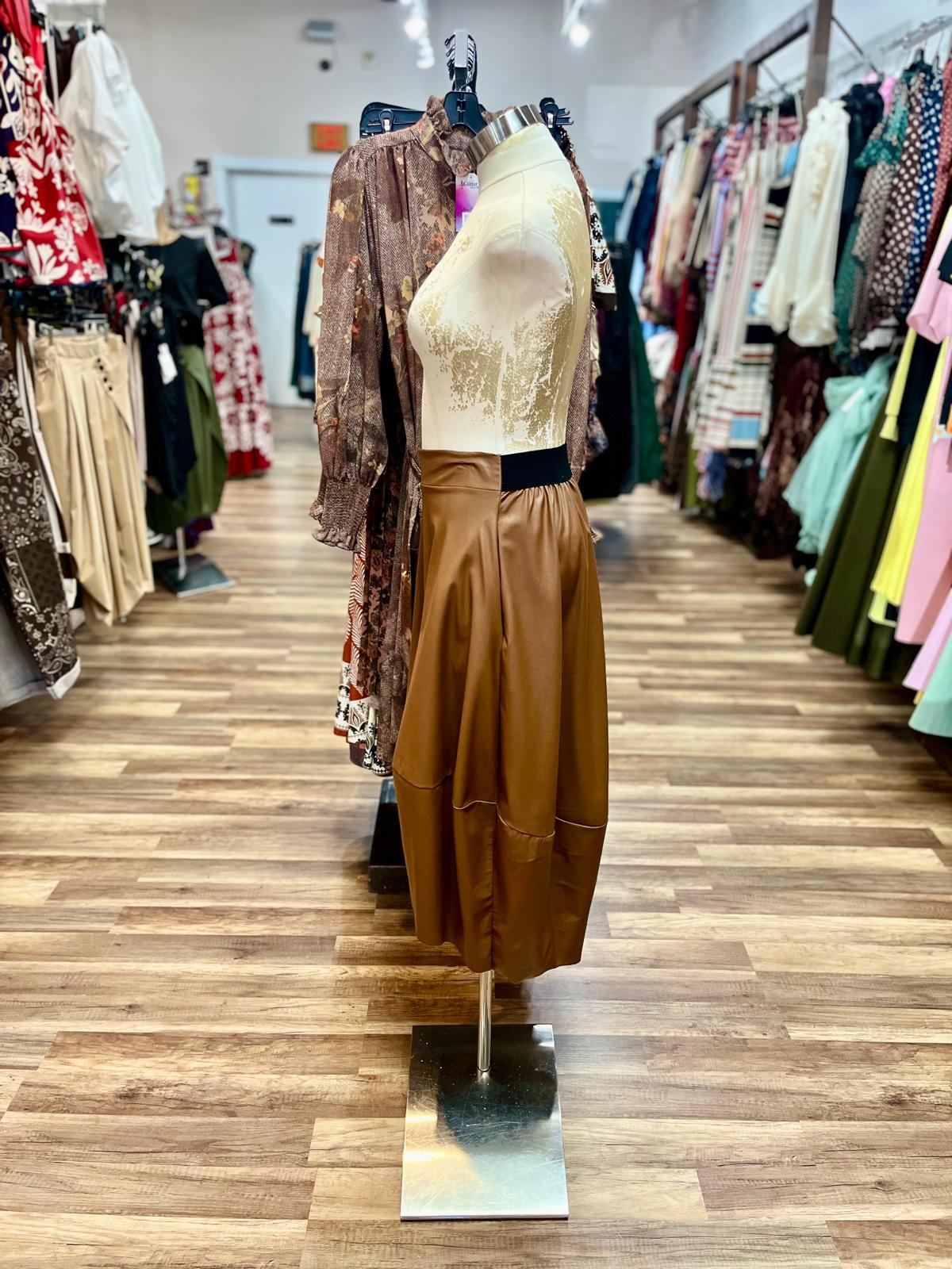 Balloon Midi Skirt